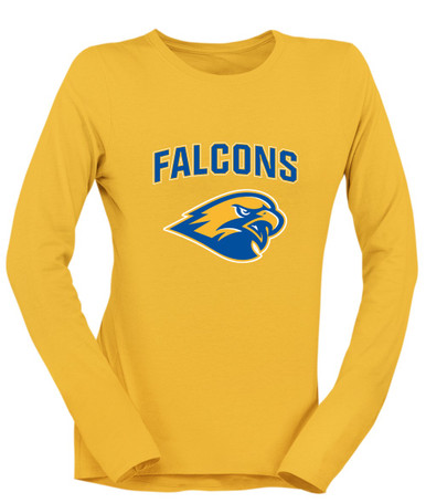 Channelview Falcons Mascot #6 Women's LS T-Shirt