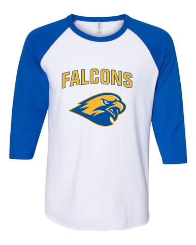 Channelview Falcons Mascot #6 Men's Baseball T-Shirt