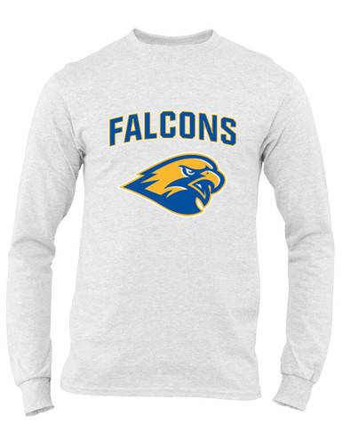 Channelview Falcons Mascot #6 Men's LS T-Shirt