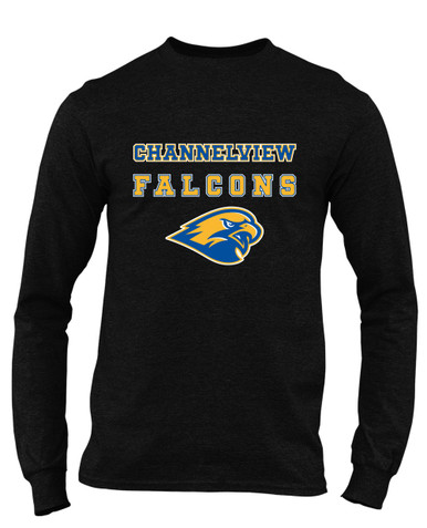 Channelview Falcons Spirit Men's Premium LS T-Shirt
