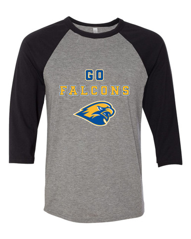 Channelview Falcons Go Team Women's Baseball T-Shirt