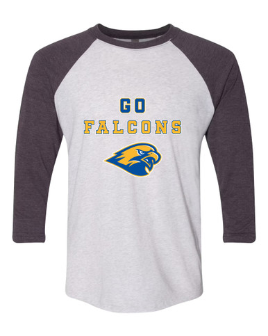 Channelview Falcons Go Team Men's Baseball T-Shirt