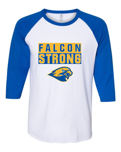 Channelview Falcons Strong #1 Men's Baseball T-Shirt