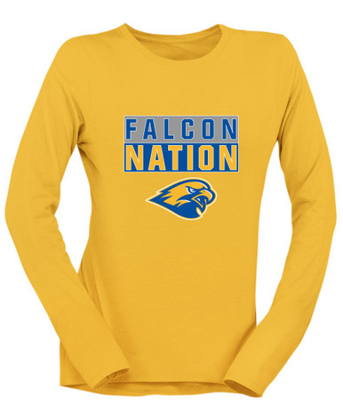 Channelview Falcons Nation #1 Women's LS T-Shirt