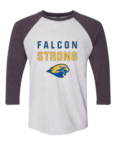 Channelview Falcons Strong #2 Men's Baseball T-Shirt