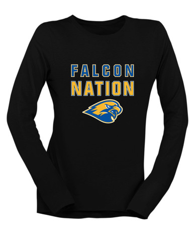 Channelview Falcons Nation #2 Women's LS T-Shirt