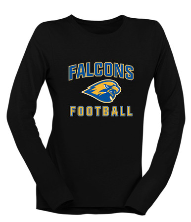 Channelview Falcons Football #1 Women's Premium LS T-Shirt