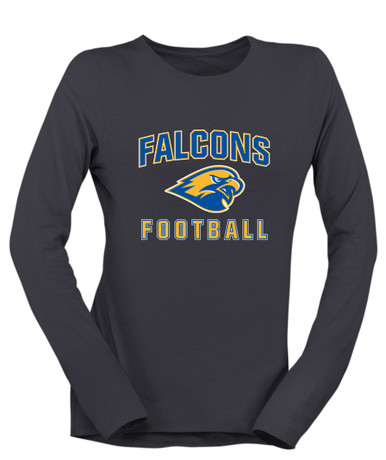 Channelview Falcons Football #1 Women's LS T-Shirt