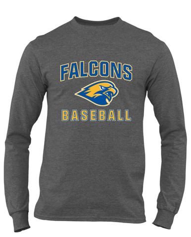 Channelview Falcons Baseball #1 Men's LS T-Shirt