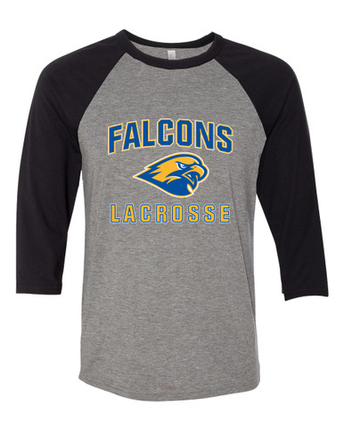 Channelview Falcons Lacrosse Women's Baseball T-Shirt