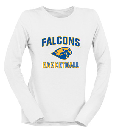 Channelview Falcons Basketball #1 Women's Premium LS T-Shirt