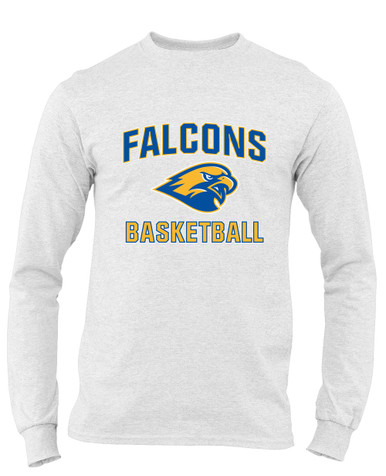 Channelview Falcons Basketball #1 Men's LS T-Shirt