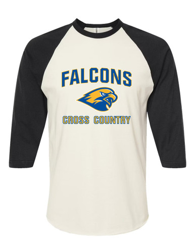 Channelview Falcons Cross Country Women's Baseball T-Shirt