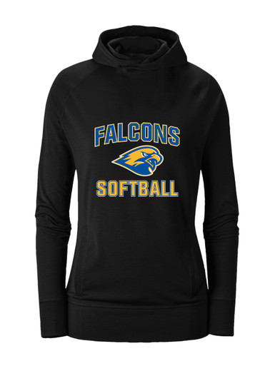 Channelview Falcons Softball #1 Women's Hoodie