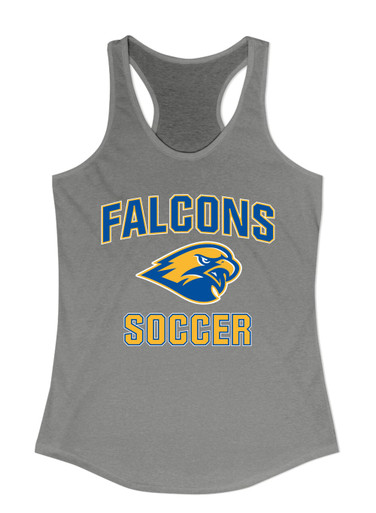 Channelview Falcons Soccer #1 Women's Tank Top