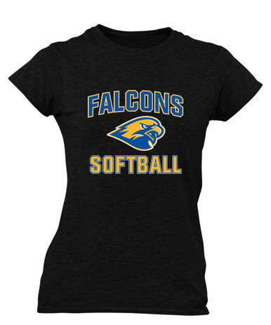 Channelview Falcons Softball #1 Women's Premium SS T-Shirt