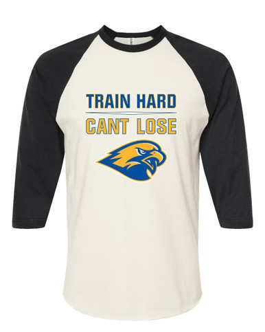 Channelview Falcons Train Hard, Can't Lose Men's Baseball T-Shirt