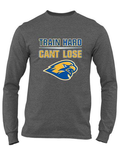 Channelview Falcons Train Hard, Can't Lose Men's LS T-Shirt