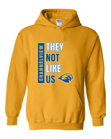 Channelview Falcons They Not Like Us #1 Men's Hoodie