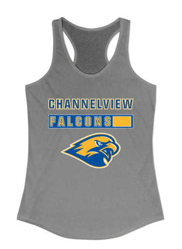 Channelview Falcons Mascot #7 Women's Tank Top