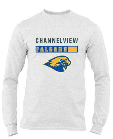 Channelview Falcons Mascot #7 Men's Premium LS T-Shirt