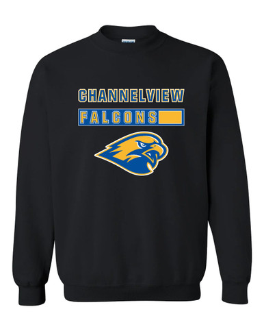 Channelview Falcons Mascot #7 Men's Sweatshirt