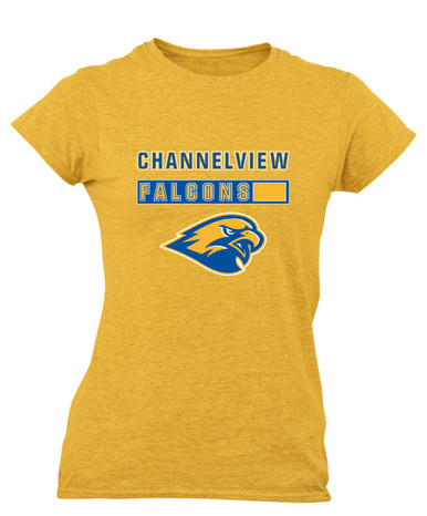 Channelview Falcons Mascot #7 Women's Premium SS T-Shirt