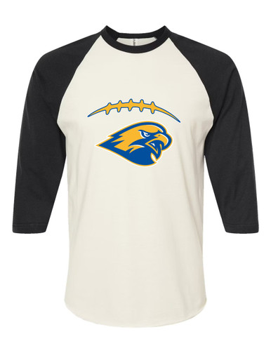 Channelview Falcons Football #2 Women's Baseball T-Shirt