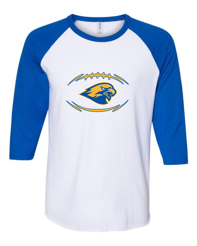 Channelview Falcons Football #3 Women's Baseball T-Shirt