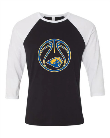 Channelview Falcons Basketball #2 Women's Baseball T-Shirt