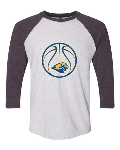 Channelview Falcons Basketball #2 Men's Baseball T-Shirt