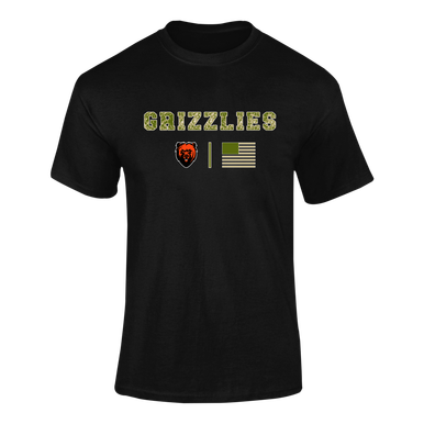 California Grizzlies Camo Flag Men's SS T-Shirt