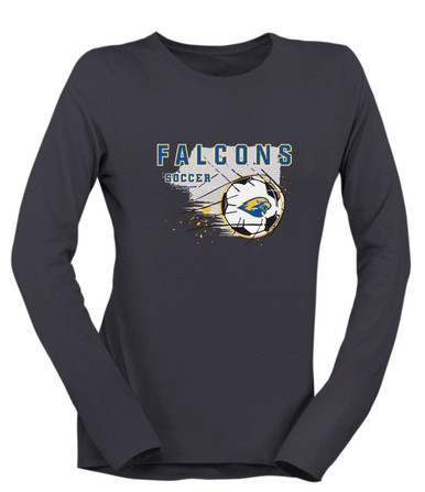 Channelview Falcons Soccer #2 Women's Premium LS T-Shirt