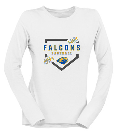Channelview Falcons Baseball #2 Women's LS T-Shirt