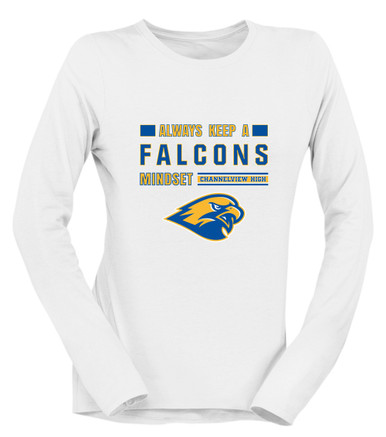 Channelview Falcons Mindset Women's Premium LS T-Shirt