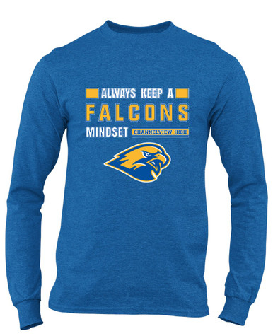 Channelview Falcons Mindset Men's Premium LS T-Shirt