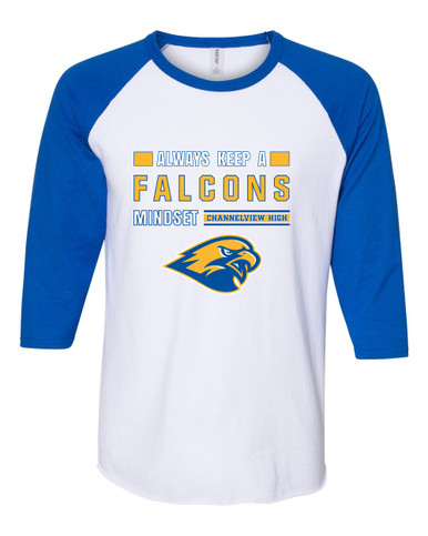 Channelview Falcons Mindset Men's Baseball T-Shirt