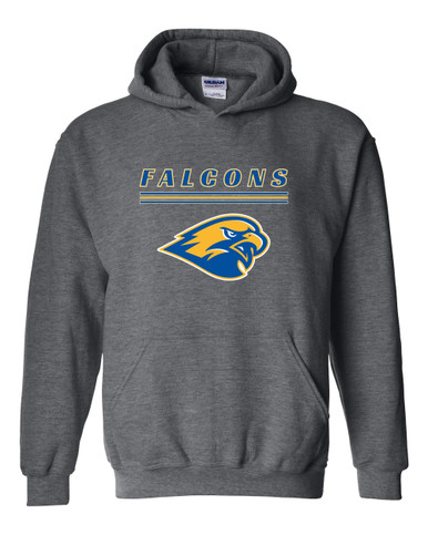 Channelview Falcons Mascot #8 Men's Hoodie