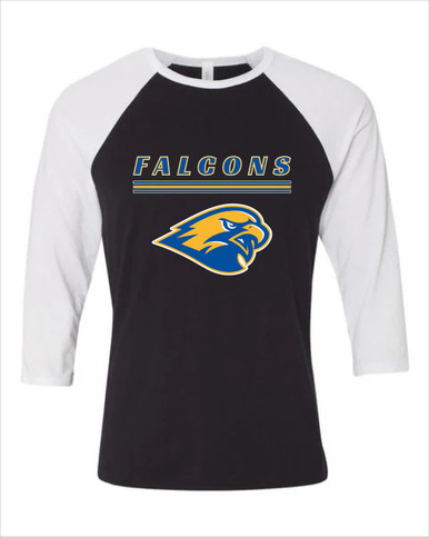 Channelview Falcons Mascot #8 Men's Baseball T-Shirt