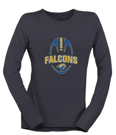 Channelview Falcons Football #5 Women's Premium LS T-Shirt
