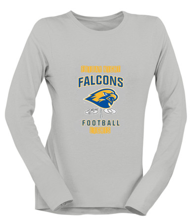 Channelview Falcons Football #6 Women's Premium LS T-Shirt