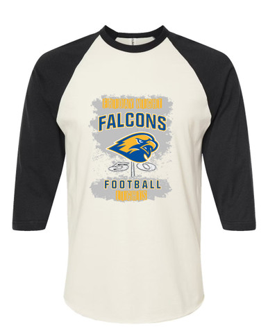 Channelview Falcons Football #6 Men's Baseball T-Shirt