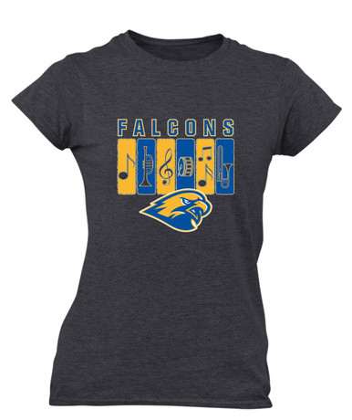 Channelview Falcons Band # 2 Women's SS T-Shirt