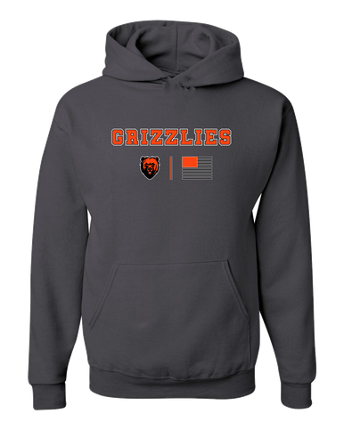 California Grizzlies Team Colors Flag Men's Premium Hoodie