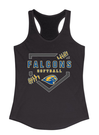 Channelview Falcons Softball #2 Women's Tank Top
