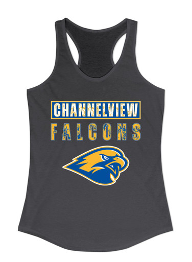 Channelview Falcons Mascot #9 Women's Tank Top