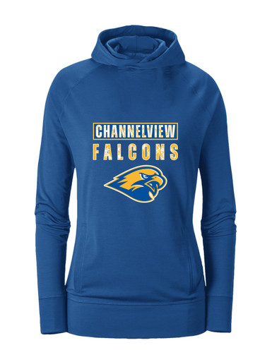 Channelview Falcons Mascot #9 Women's Hoodie