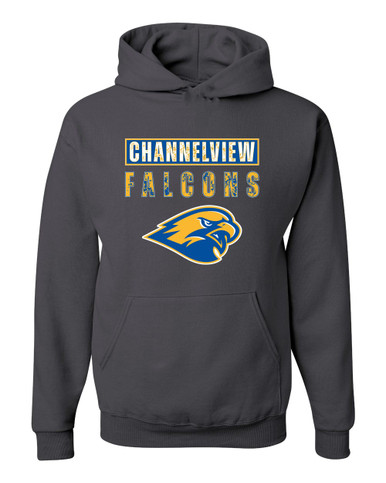 Channelview Falcons Mascot #9 Men's Premium Hoodie