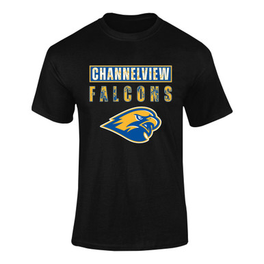 Channelview Falcons Mascot #9 Men's SS T-Shirt