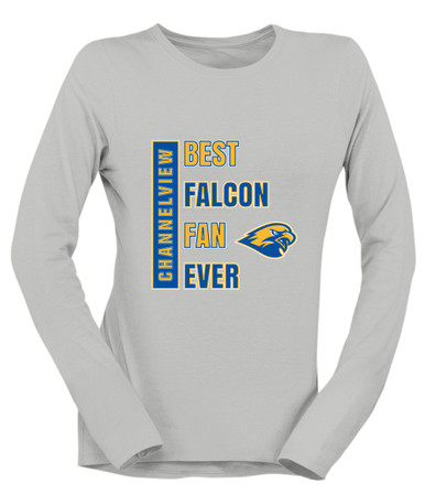 Channelview Falcons Best Falcon Fan Women's Premium LS T-Shirt